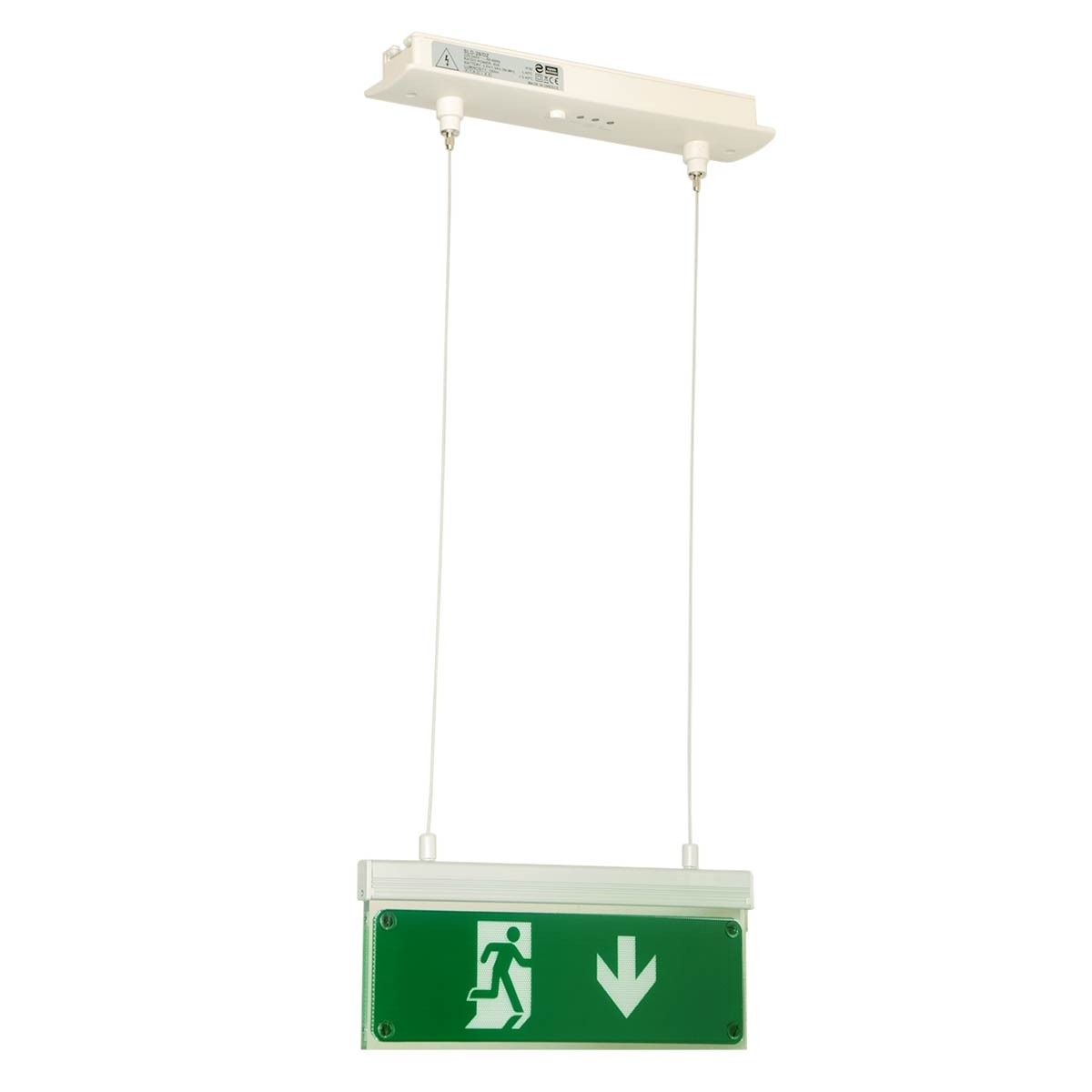 Olympia Emergency Luminar Eco Light Maintained Exit Sign Arrow Down SLD-28/DZ- Green