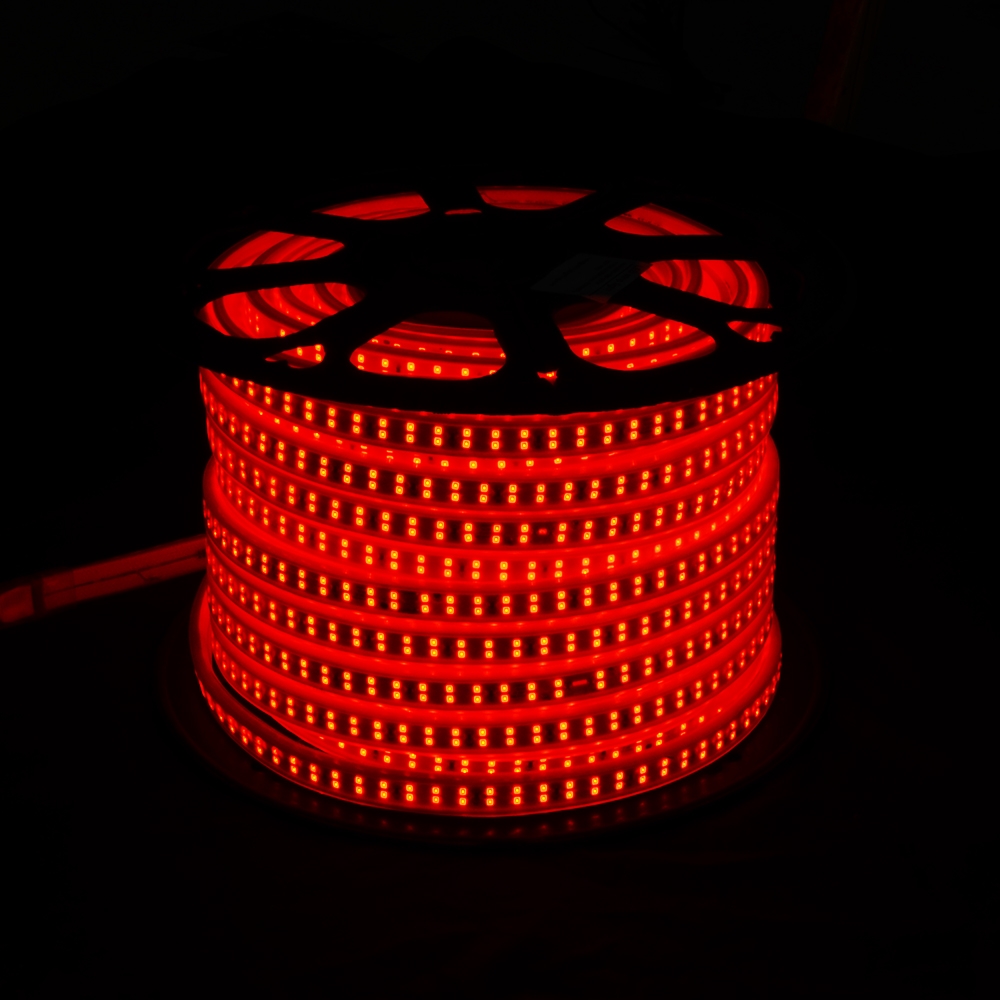 50M High-Quality Double LED Flexible Strip Light 13W/M - Red