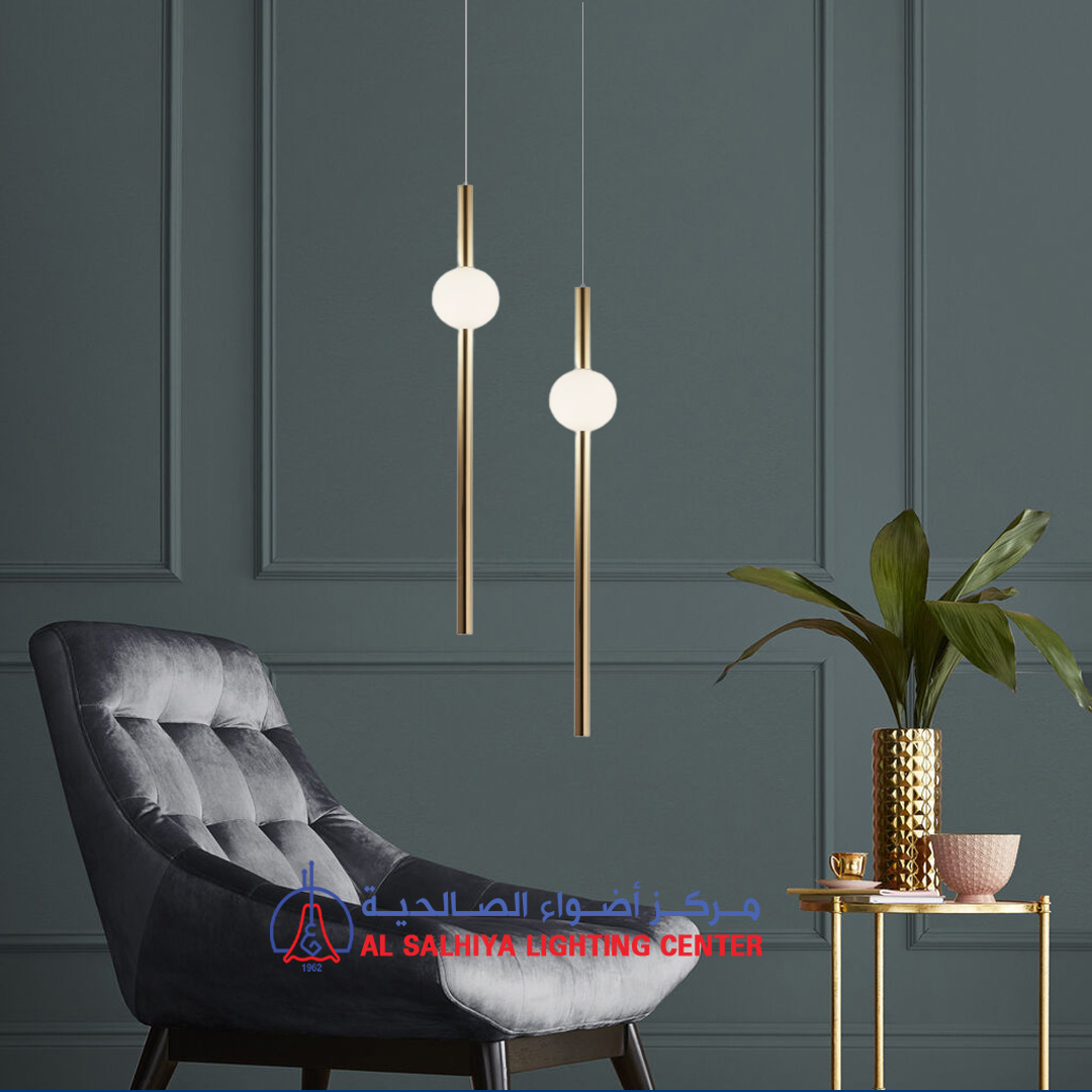 Modern Hanging Light Sleek MD182 5A-1C- Rose Gold
