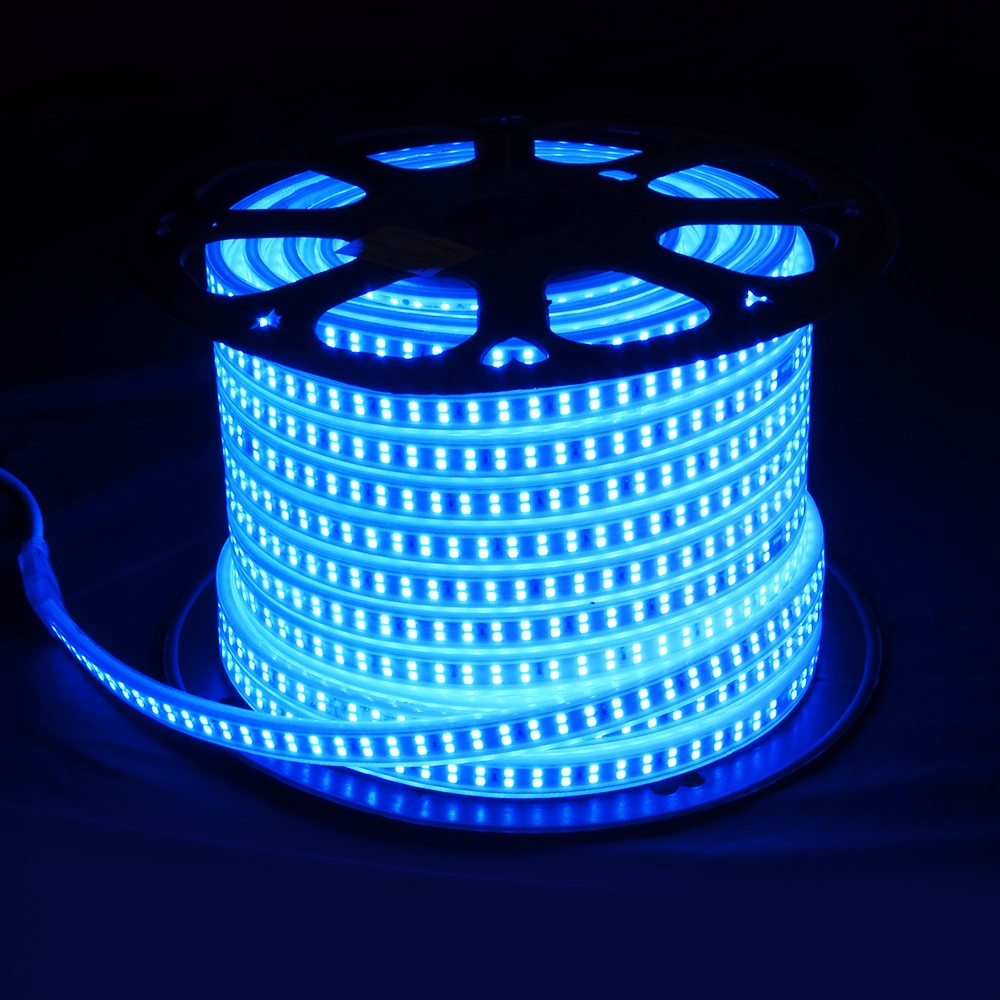 50M High-Quality Double LED Flexible Strip Light 13W/M - Blue