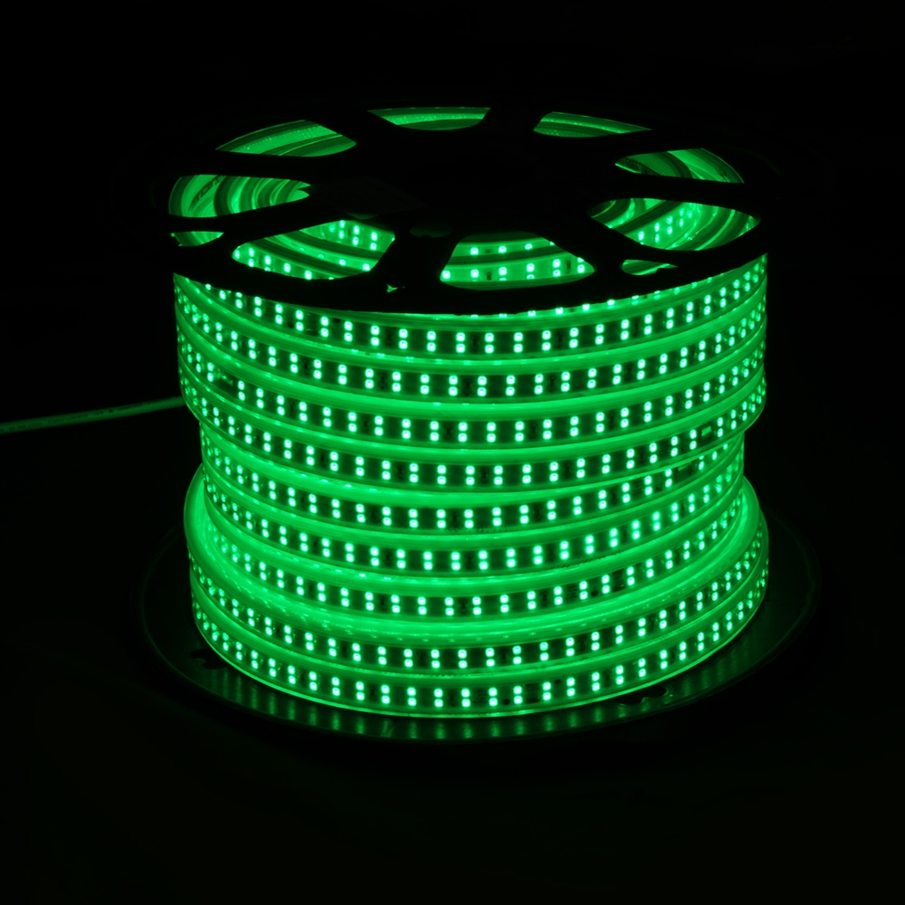 50M High-Quality Double LED Flexible Strip Light 13W/M - Green