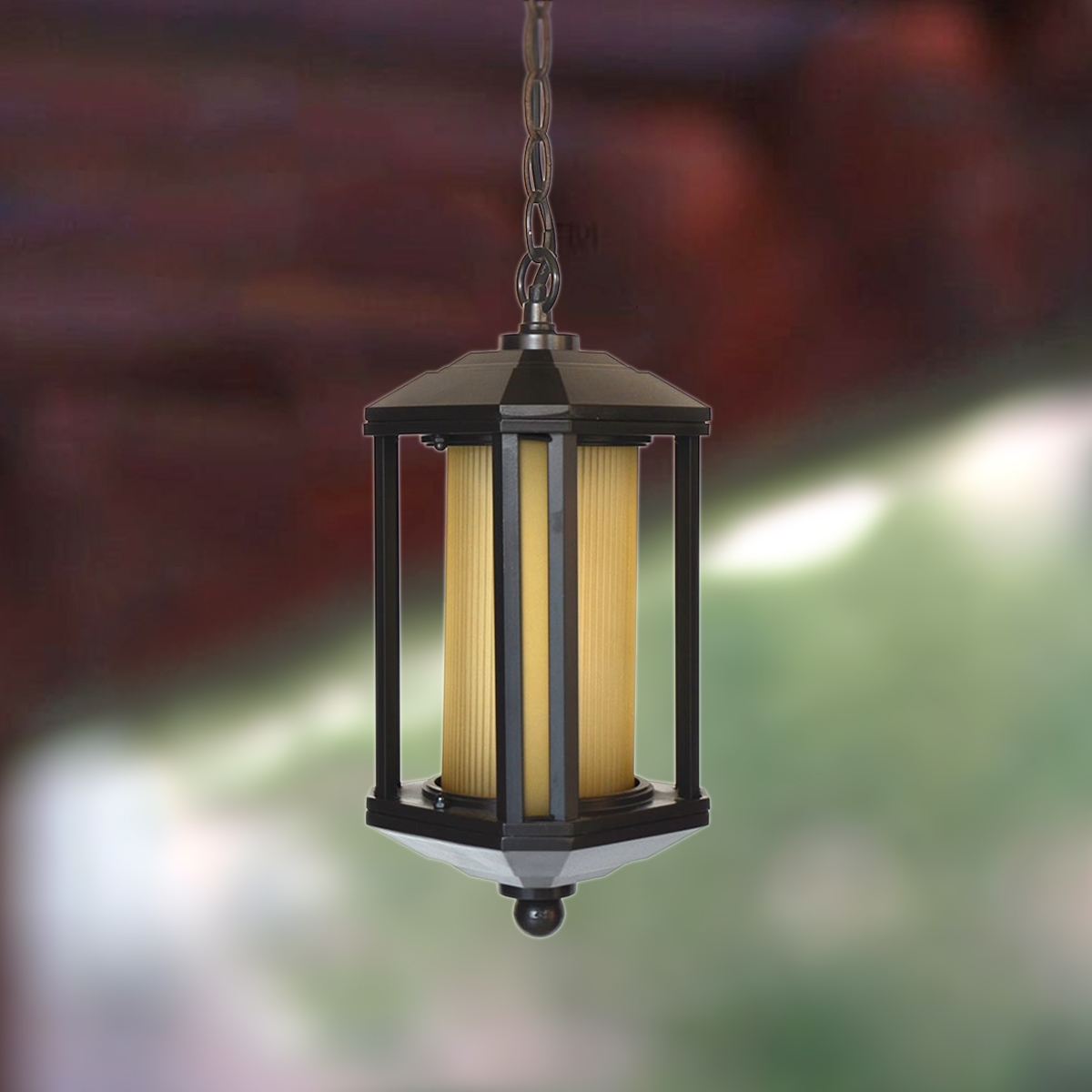 Outdoor Hanging Light A21-25 - Black