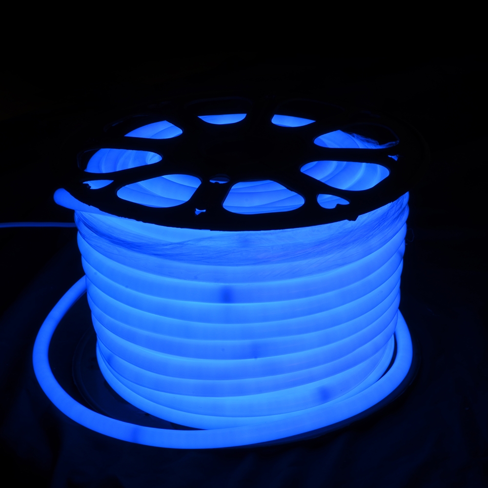 50M High-Quality Neon LED Strip Light 108 LED/M 6W/M - Blue