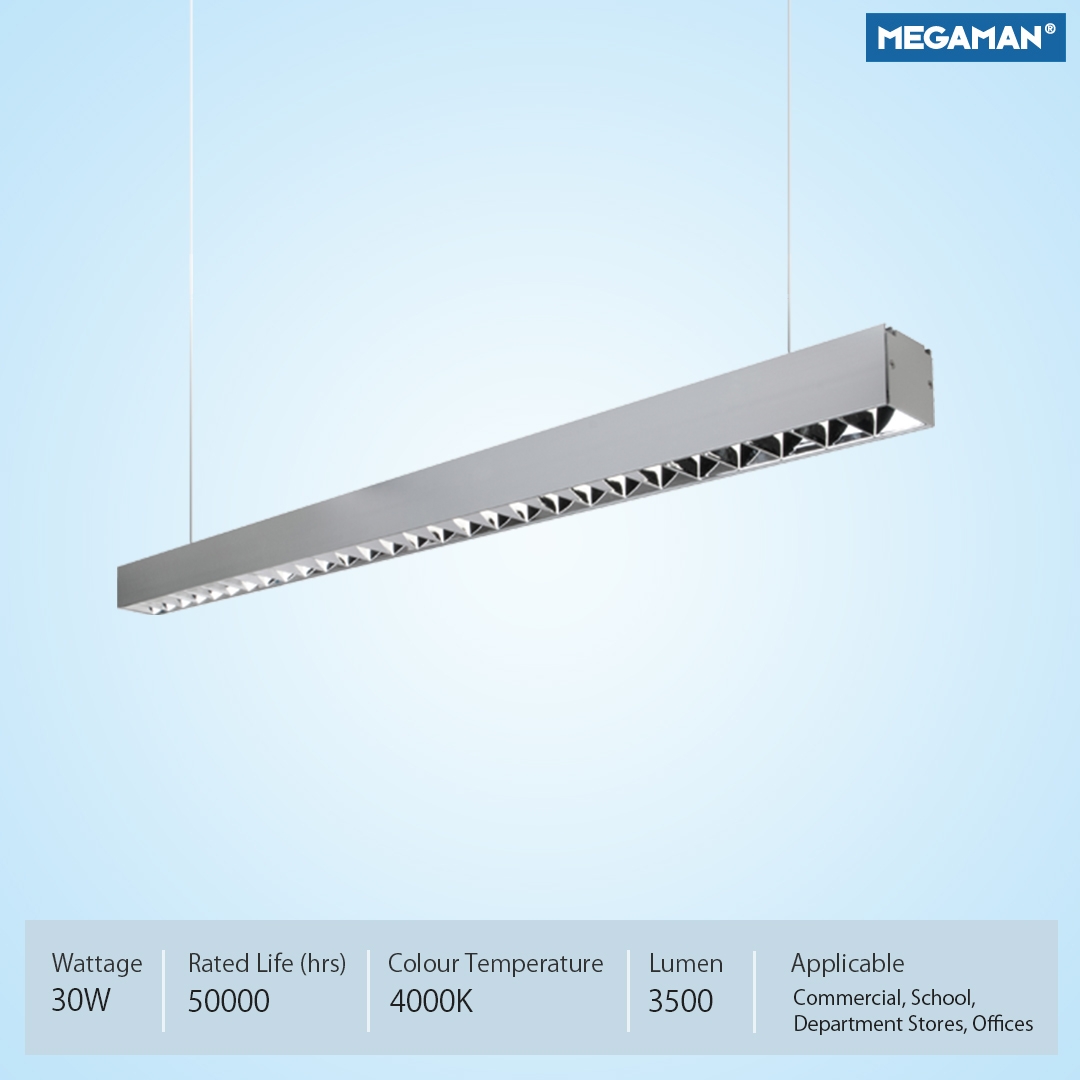 مصباح من شركة ميجامان - موفرة للطاقة - اللون أبيض متوسطF61000-SM-SV16 (4000K)30W