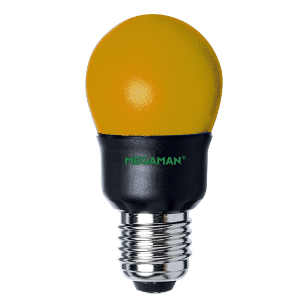 Megaman E27 CFL Yellow Bulb Energy Saving GA607YL 7W 