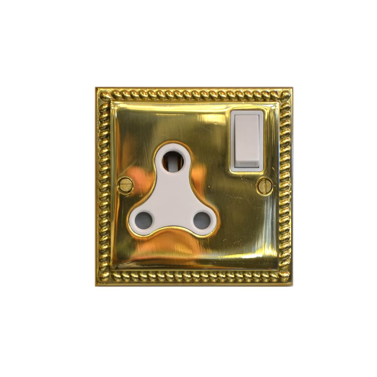 Switch Socket 1Gang 15Amp T429AB - Brass