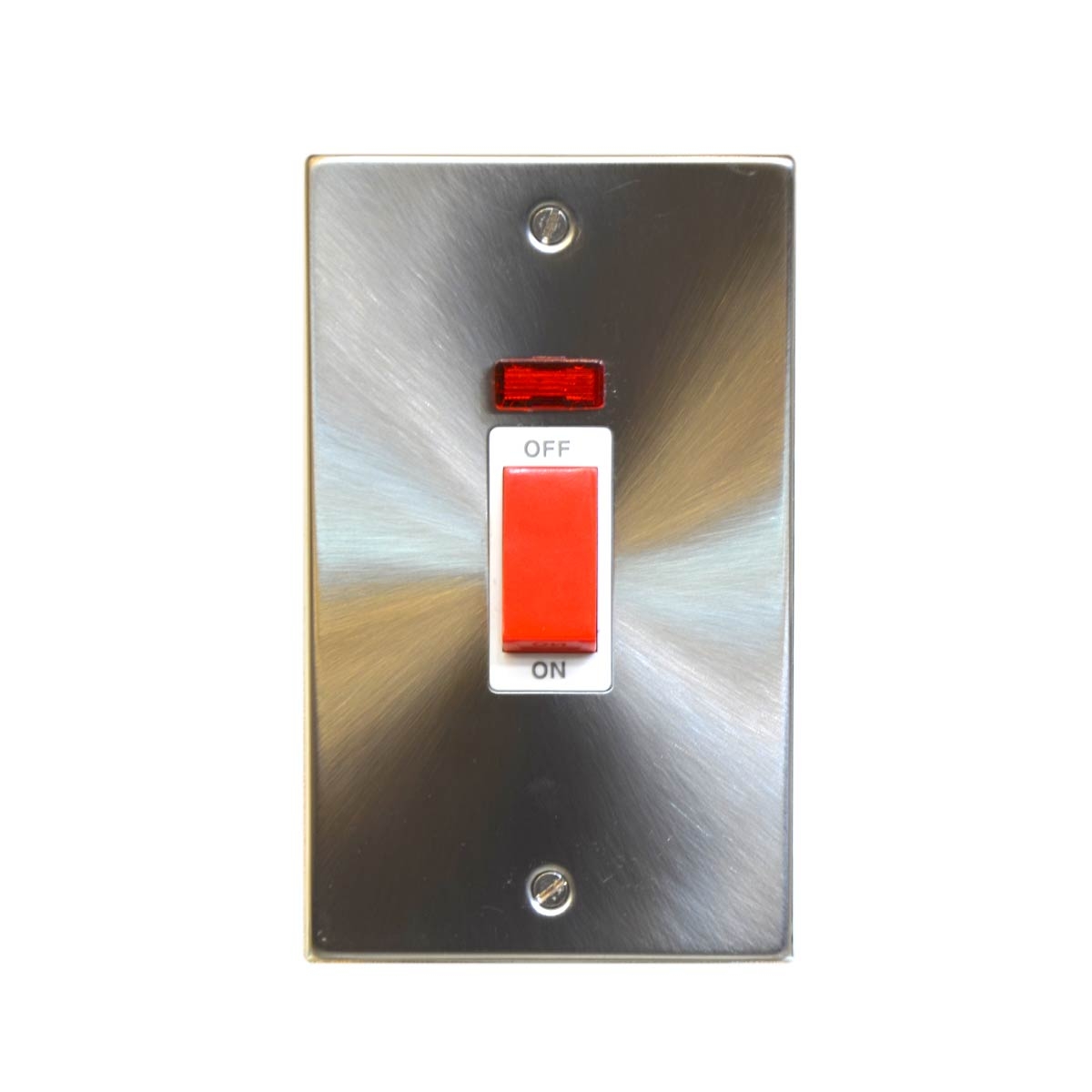 T329GB المفتاح الكهربائي - عدد الكبسات 1 - 45 أمبير - اللون فضي ميت   