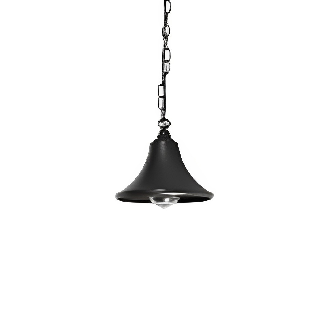 Outdoor Hanging Light - E27 Lamps - Matt Black - 2085