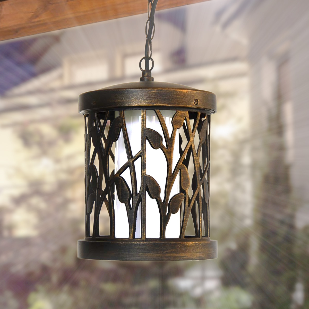 Outdoor Wall Light 7202 E27 Glass Diffuser - Goldmine (Not The Actual Photo)