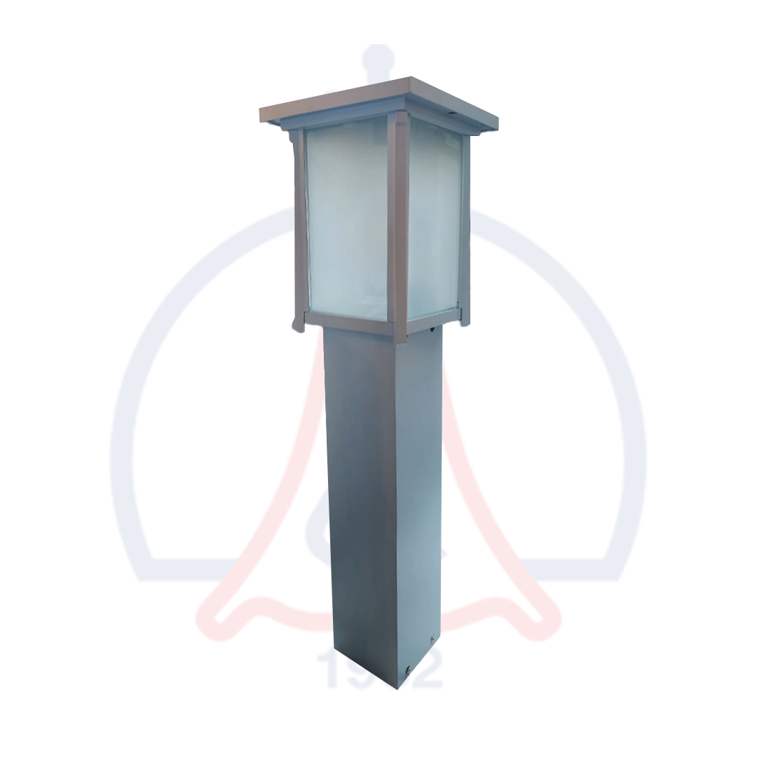 Bollard Light -E27 Lamps - Matt White - 1814  (Height 61cm)