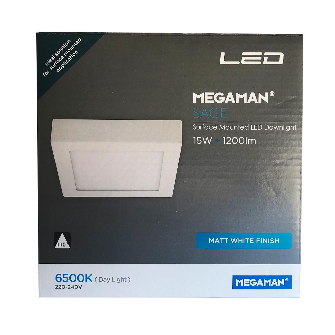 Megaman SAGE Surface Mounted LED Downlight FDL72500v0-EX 15W - Daylight(6500K)