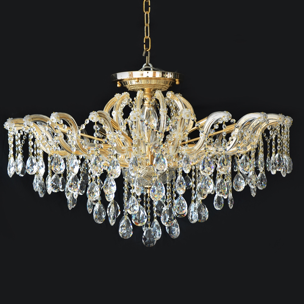 Crystal Chandelier 12 Arms MX6855 D950*H600 - Gold