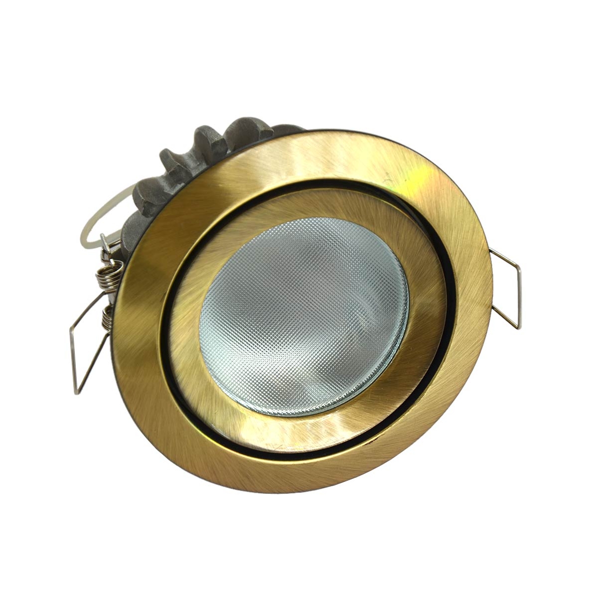 Spot Light Frame Round Fixed AL 328 (ORM MR16) GAB - Gold
