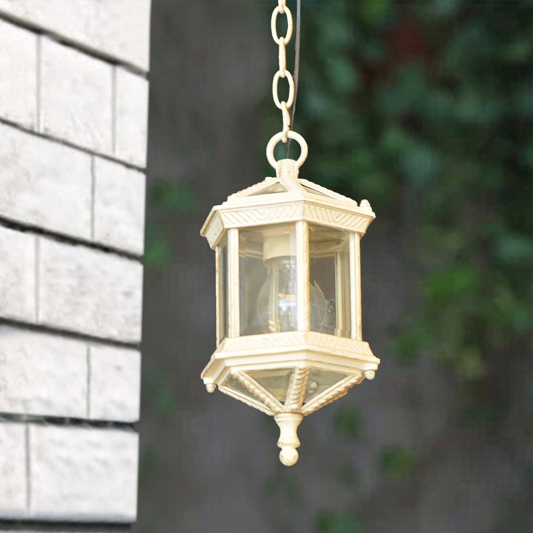 Outdoor Hanging Light OH021 - White Gold