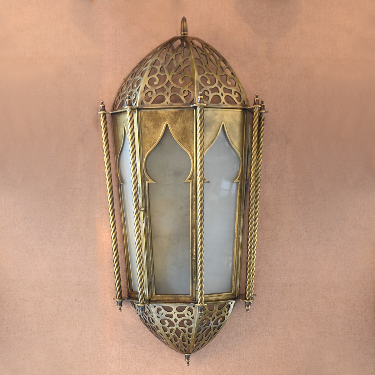 الأضاءة الداخلية - إضاءة على الجدار- عربية الشكل - اللون نحاسي - LOO4-450ABI