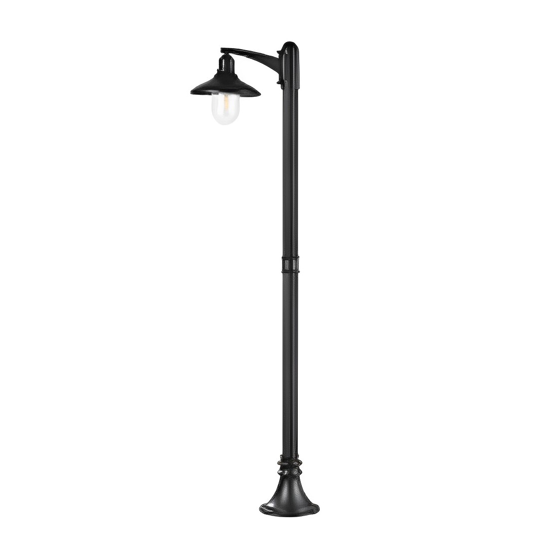 Bollard Light -E27 Lamps - Black - 20713  (Height  205cm)