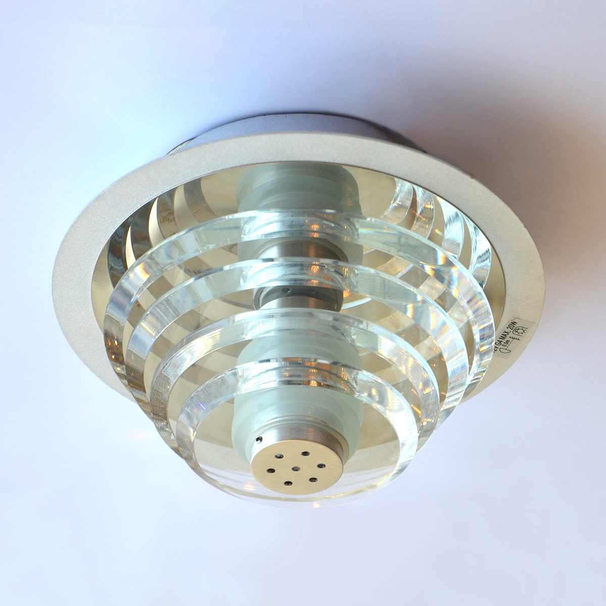 Indoor Decorative Recessed Ceiling Light MB60026 with Bulb- Chrome