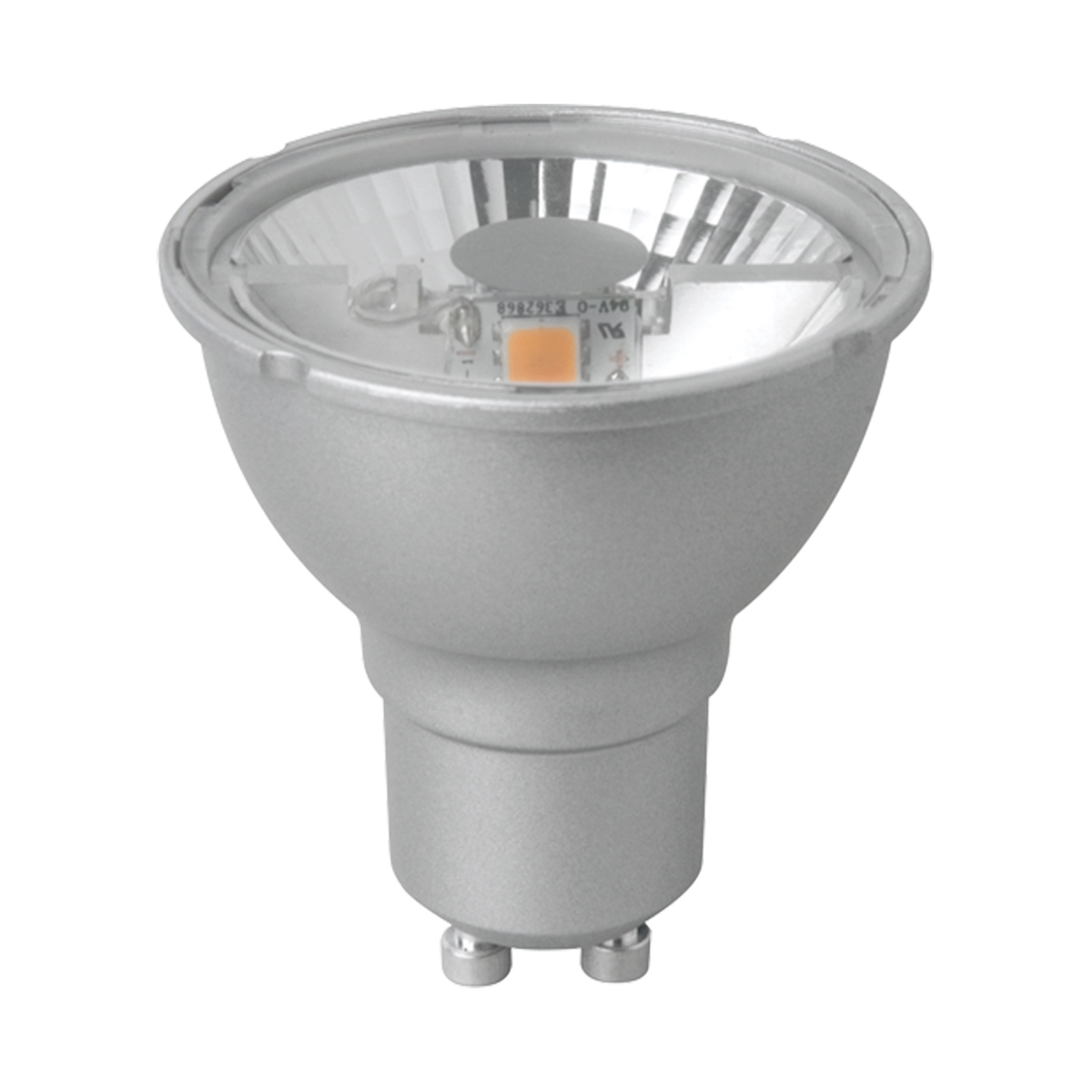 مصباح ميجامان- موفر للطاقة 4.5 وات اللون أبيض خفيف GU10 LED 