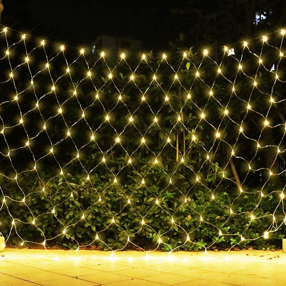 LED Net Mesh Lights Steady-On 384 High Lumen 4 x 1.6Meters  - Warm White