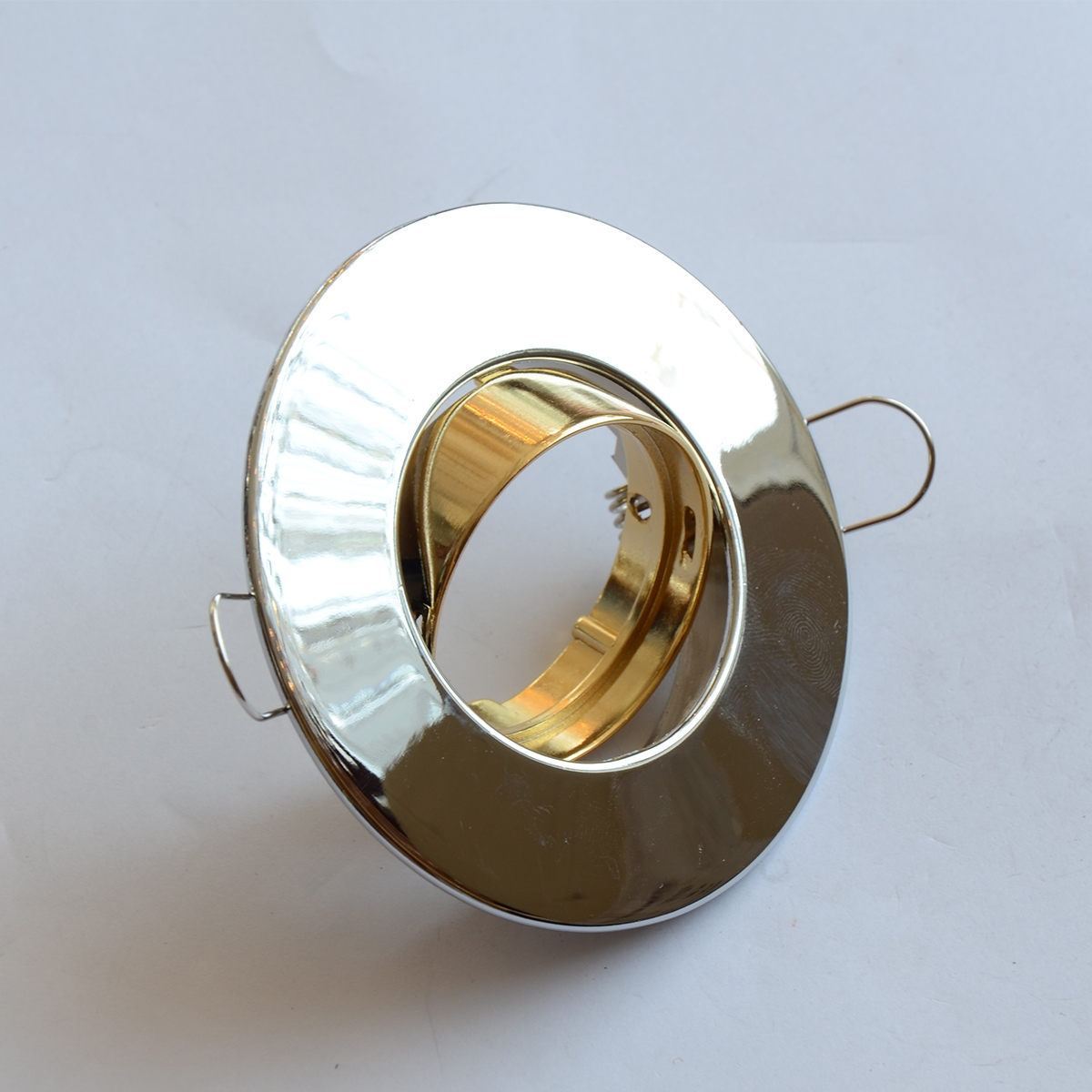 Spain Spot Light Frame Round Movable R-206 - Gold Chrome