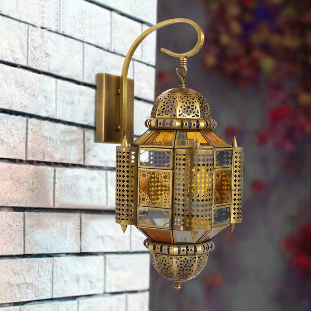 Indoor Arabic Wall Light DT132 - Brass