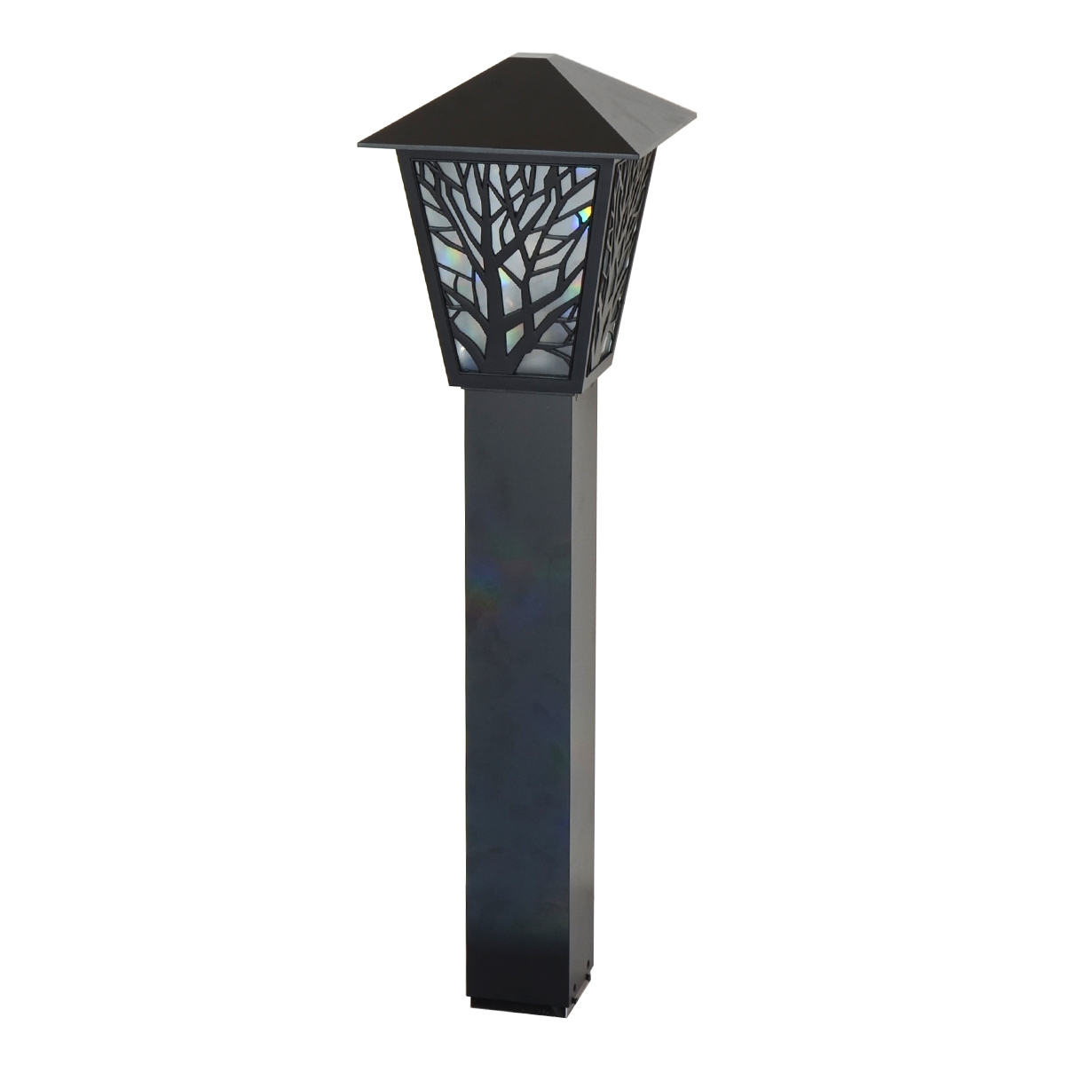 Bollard Light 146 -106- E27 Glass Diffuser - Black  (Height  81cm)