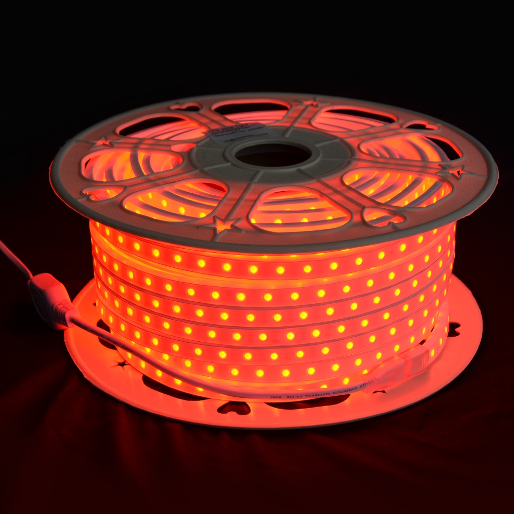 الأضاءة الداخلية - الشريط الضوئي - موفر للطاقة اللون برتقالي 50 متر 8W/M IP65