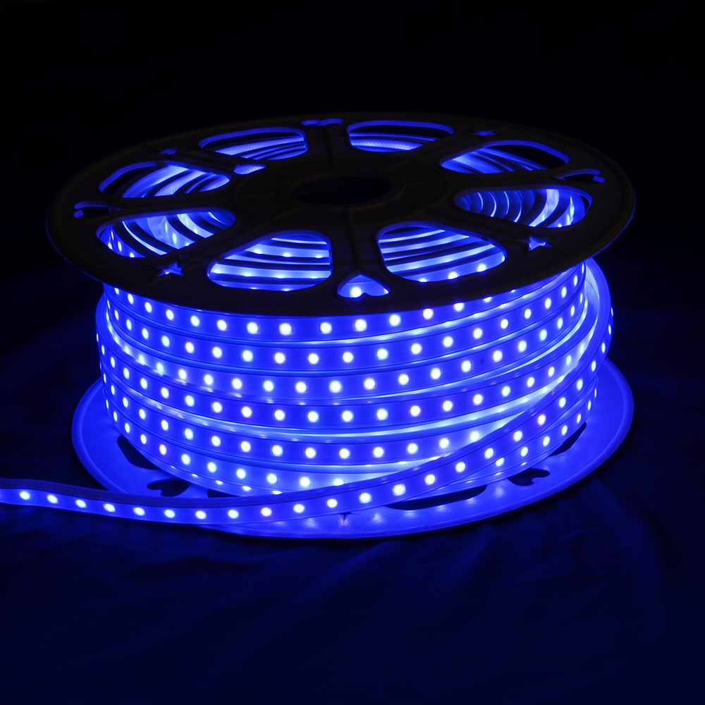 50M High Quality LED Flexible Strip Light 5050 8W/M IP65 - Blue