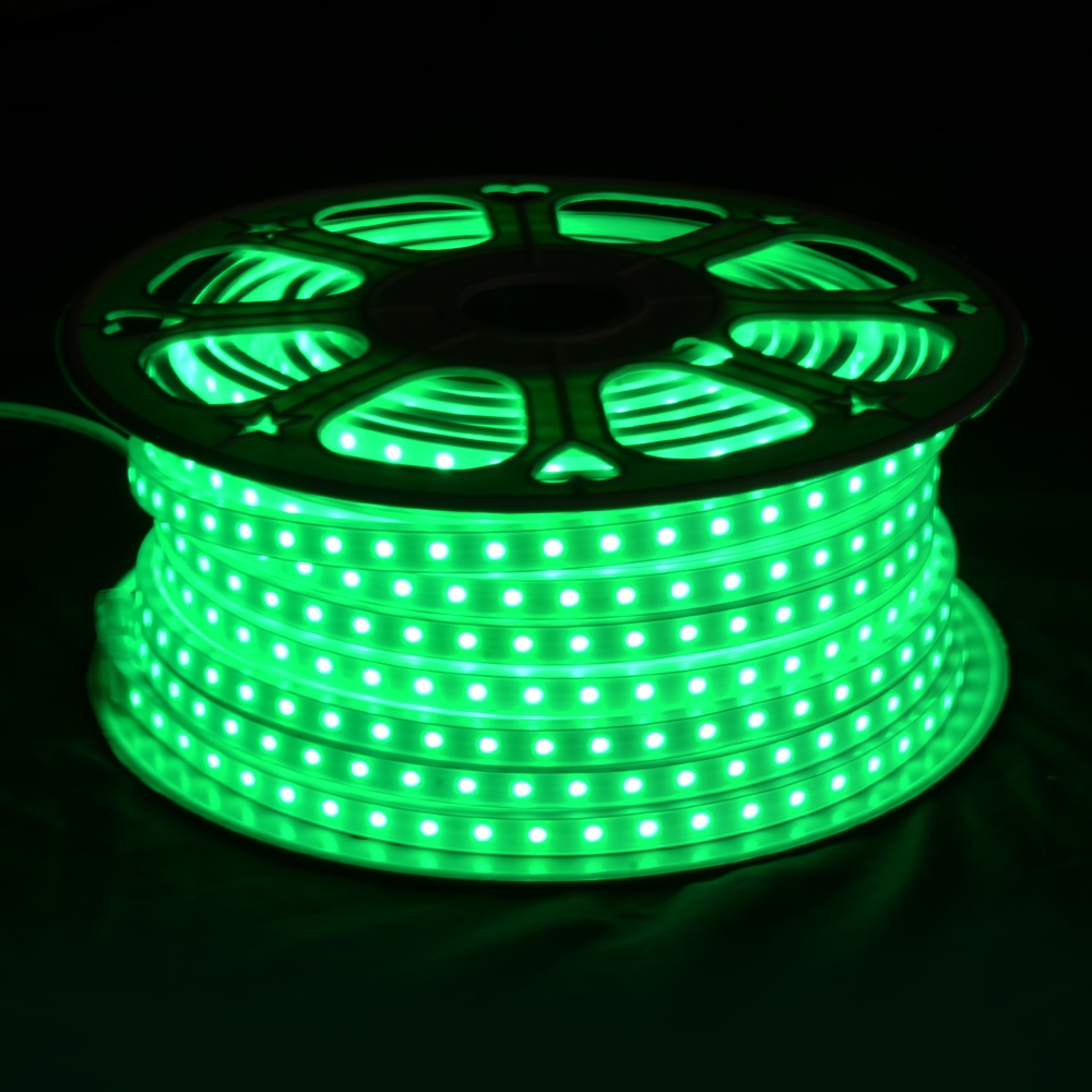50M High Quality LED Flexible Strip Light 8W/M IP65 - Green