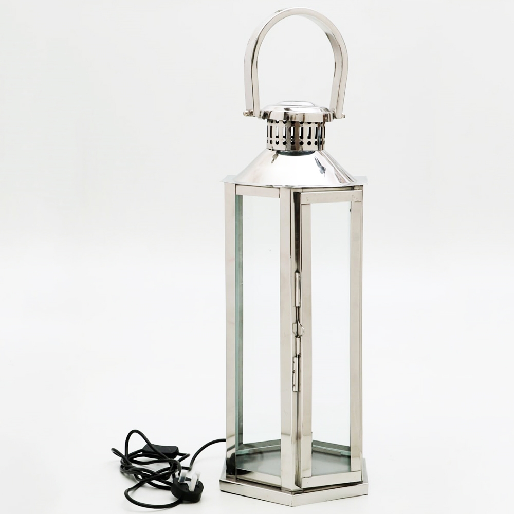 Handmade Stainless Steel Lantern 152001 Small - Chrome