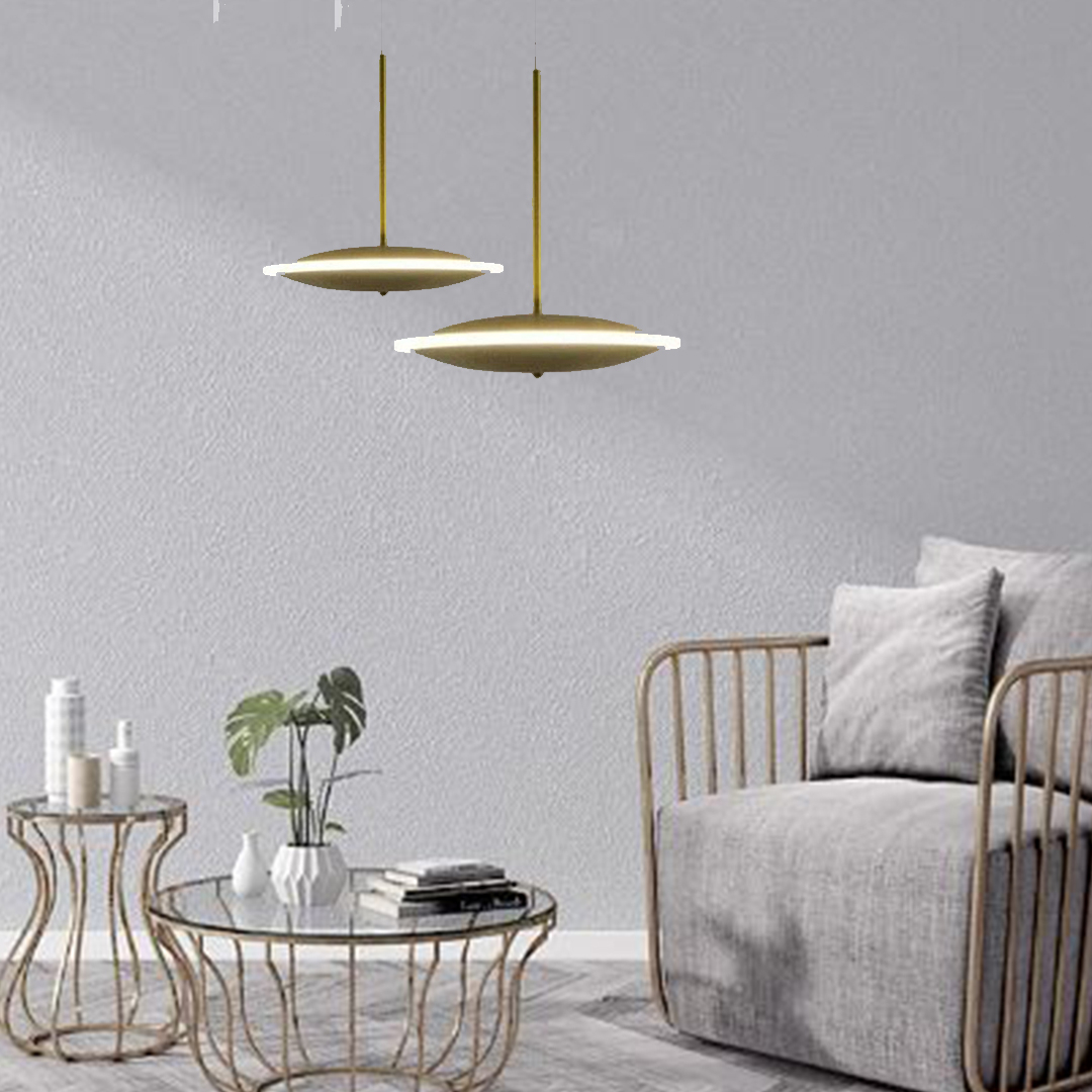 Modern Hanging Light LED Cymbal Horizontal TP3513 Dia300 - Gold 